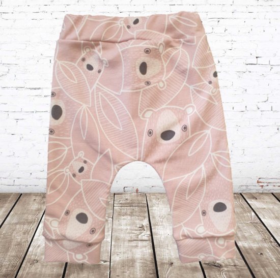 Jogging broekje animal roze -s&C-74-Broek