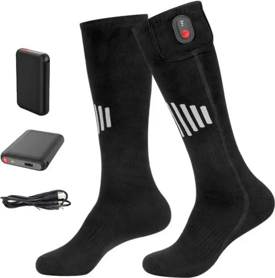 KLIKKLAK Verwarmde sokken - Elektrische sokken - Thermo sokken - Unisex - Maat 38/43 - 3 verwarmingsstanden