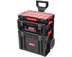 Qbrick Systeem PRO Set 4 Gereedschapswagen + PRO Kar 2.0 + PRO Technicuskoffer 2.0 + PRO Organiser 100 450 x 390 x 690 mm 45 l IP54