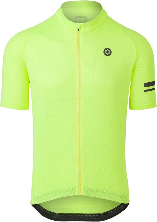 AGU Core Maillot de cyclisme Essential Homme - Yellow fluo Hi - M