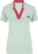 Fila Damen Kurzarmshirt Zapel Polo Shirt Silt Green-M