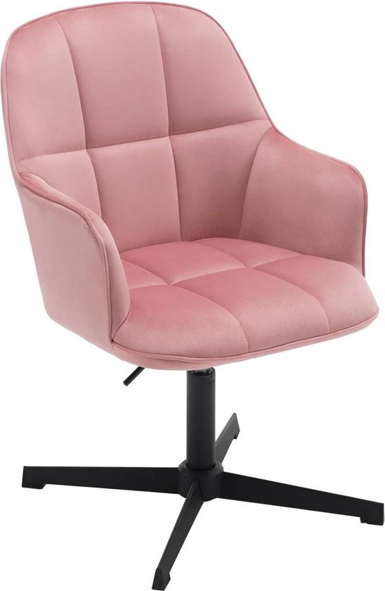 Kedia Bureaustoel Met Wielen – Ergonomisch – Zithoogte Verstelbaar – PU Zitting – Wit – Max 120 Kg – Snel Te Monteren – Voor Thuis En Kantoor
