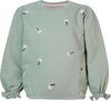 Noppies Girls Sweater Eustis long sleeve Meisjes Trui - Slate Gray - Maat 140