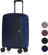 ©TROLLEYZ - Ibiza No.3 - Trolley - 55cm avec serrure TSA - Roues doubles - Spinners 360° - 100% ABS - Bagage à main en Blue Ocean