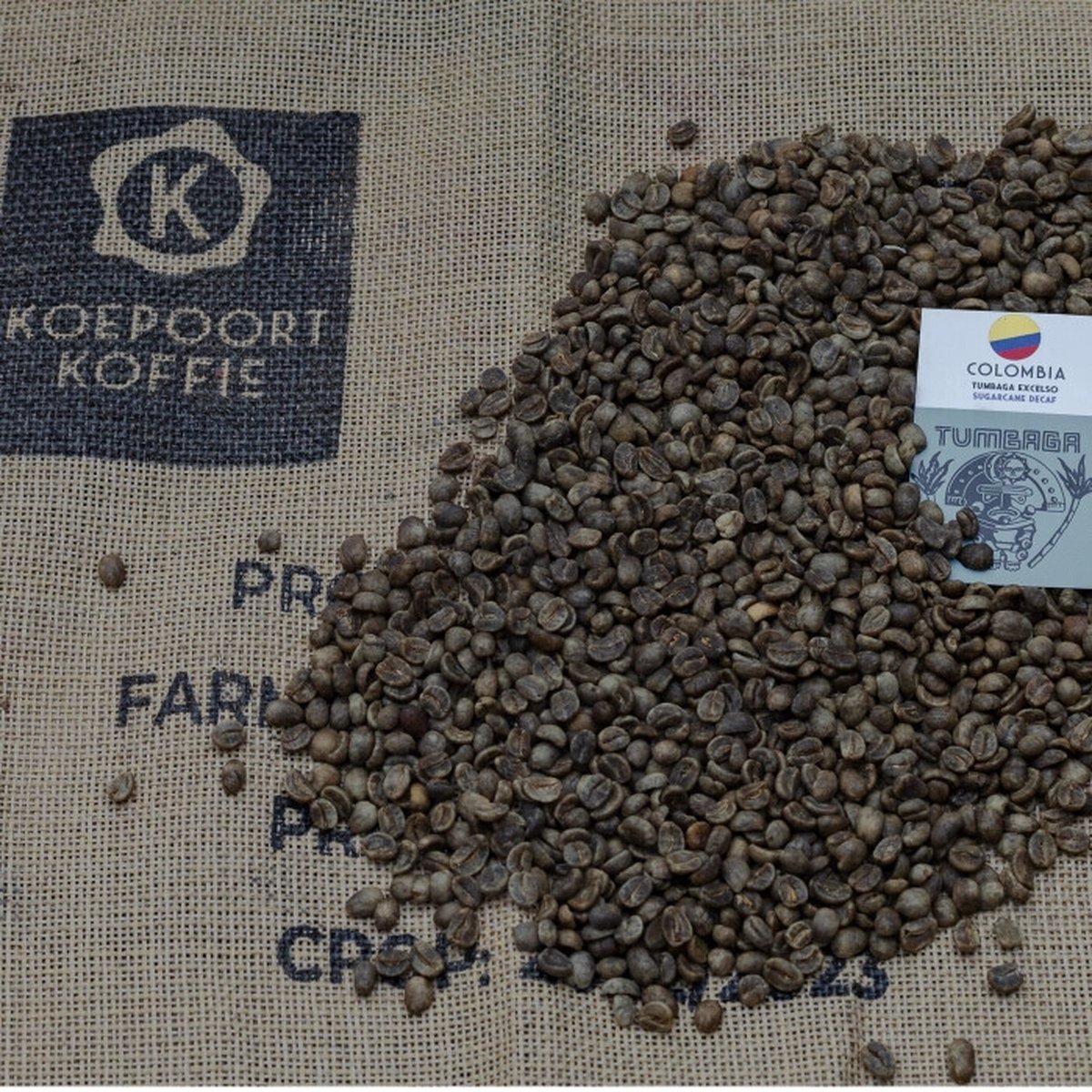 Colombia Tumbaga Sugarcane DECAF - ongebrande groene koffiebonen - 1 kg