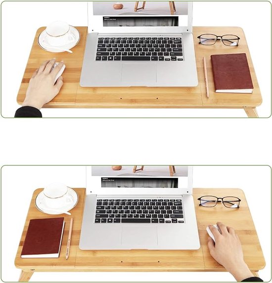 Pholiten Monitorstandaard, computermonitoren, beeldschermstandaard, laptoptafel, voor laptop en computer, 16,5 x 9,3 x 5,6 cm, zwart