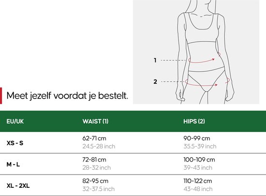 DANISH ENDURANCE Sous-vêtements en Cellulose de Bamboe - pour Femme - Zwart- XS/ S