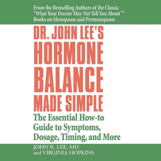 Dr. John Lee's Hormone Balance Made Simple - cover