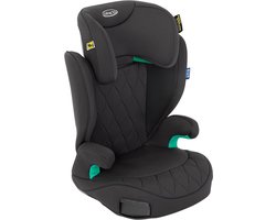 Graco Affix - Autostoeltje - ISOFIX - inclusief zitverhoger en rugleuning - Midnight - 100 tot 150 cm (ca. 3,5 tot 12 jaar) - i-Size R129