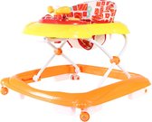 Basile - loopstoeltje - Vanaf 6 maanden tot 12 kg - 3 hoogtes instelbaar - Inclusief leuke speelset - Orange