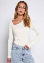 Sherry knit top off white - NORR