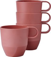 Mug Mepal Silueta – 4x 300 ml – Tasse à café – Mauve vif