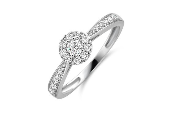 Ring Blush 1651WDI/54 Or blanc 14 carats 0 G SI Diamant taille Briljant Taille 54