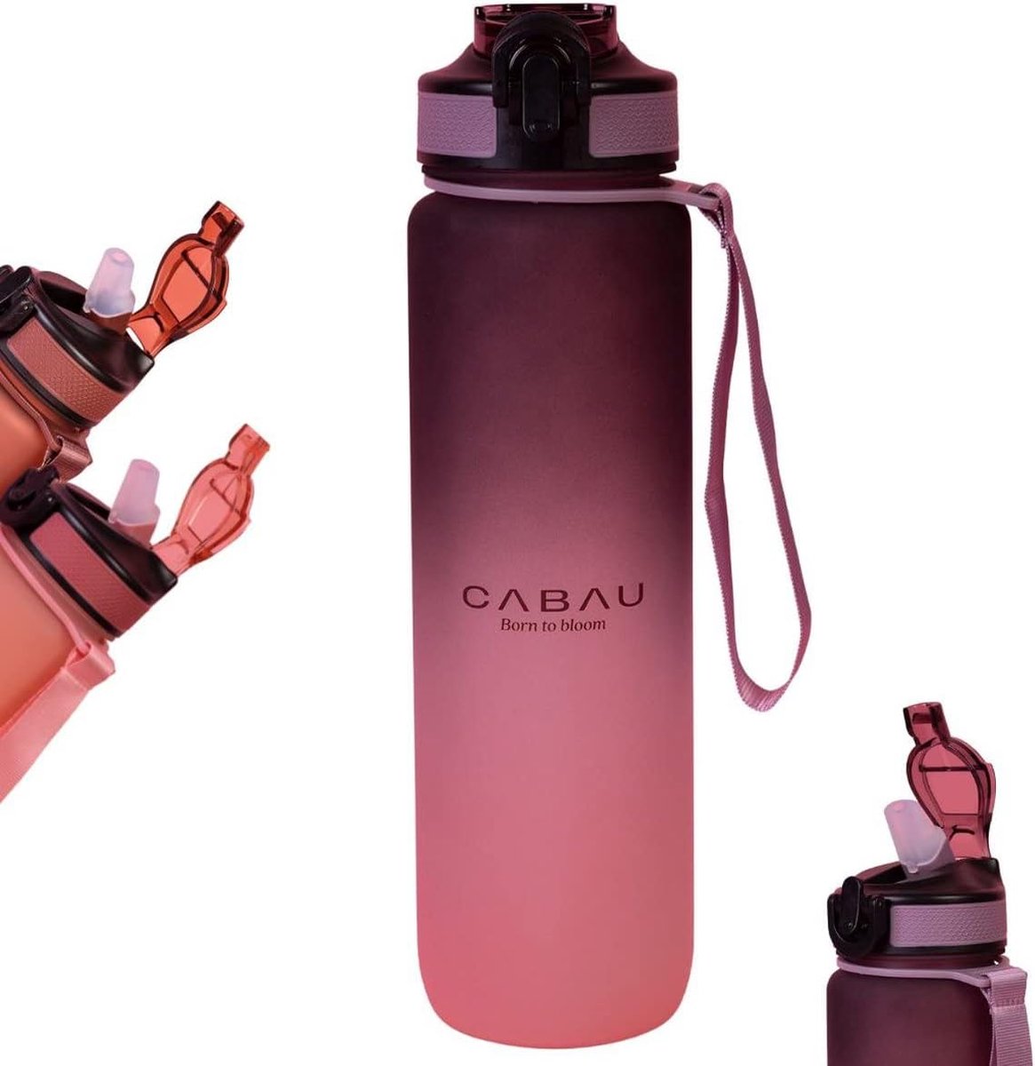 Cabau Lifestyle Bloom Stainless Steel Bottle bij ❤ €24.95