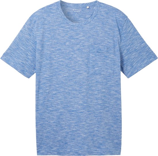 TOM TAILOR basic t-shirt with pocket Heren T-shirt - Maat XL