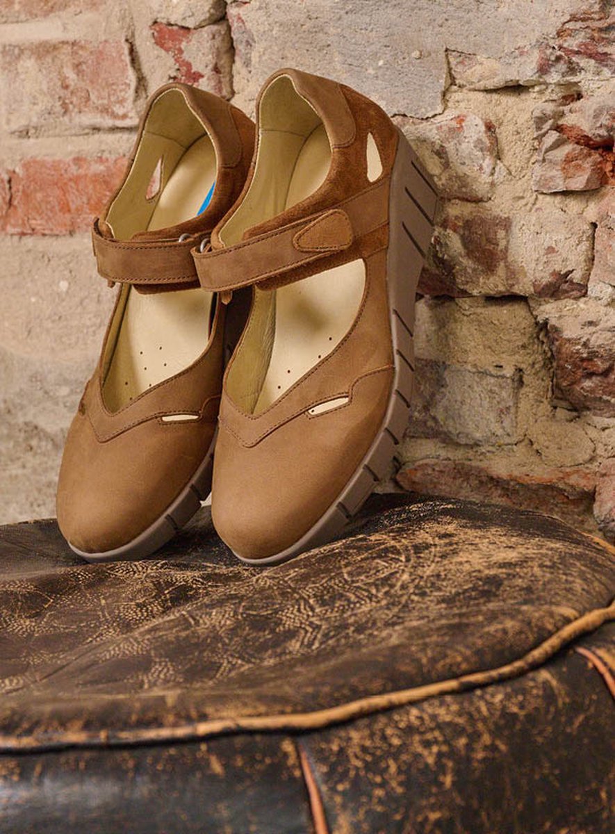 Wolky Bandschoenen Charlotte Middenbruin Nubuck