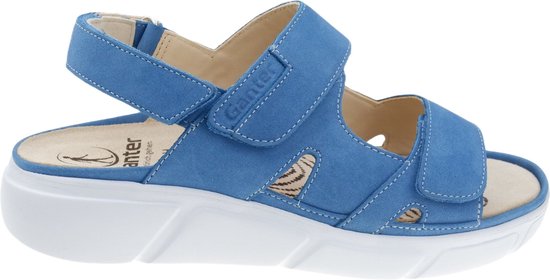 Ganter Halina - dames sandaal - blauw - maat 40 (EU) 6.5 (UK)