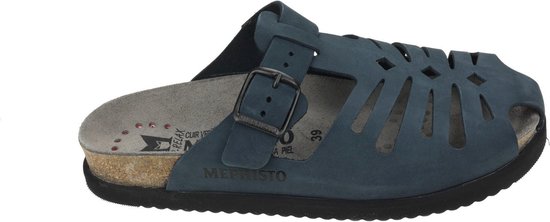 Mephisto Nikos - heren sandaal - blauw - maat 45 (EU) 10.5 (UK)