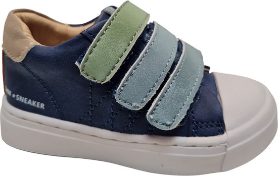 Klittenbandschoenen | Jongens | Dark Blue | Leer | Shoesme | Maat 21