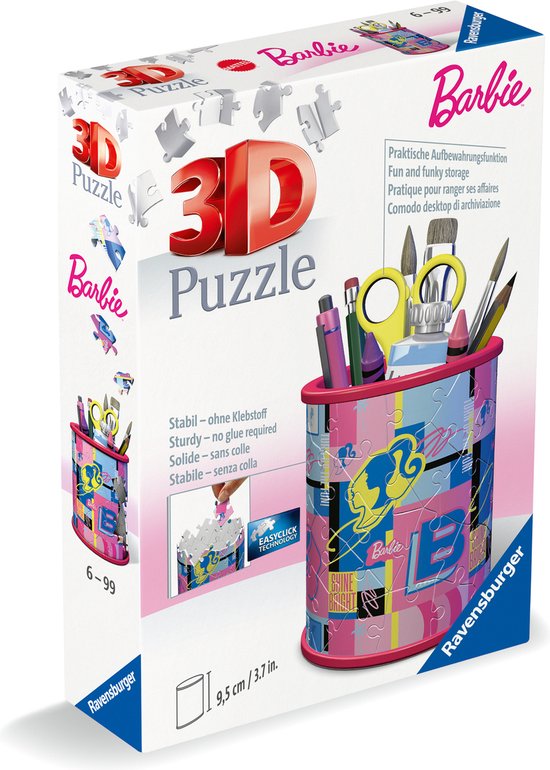 Foto: Ravensburger pennenbak barbie 3d puzzel