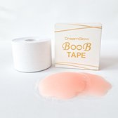 DreamGlow Boob tape 5cm Wit + 2 Silicon Pads