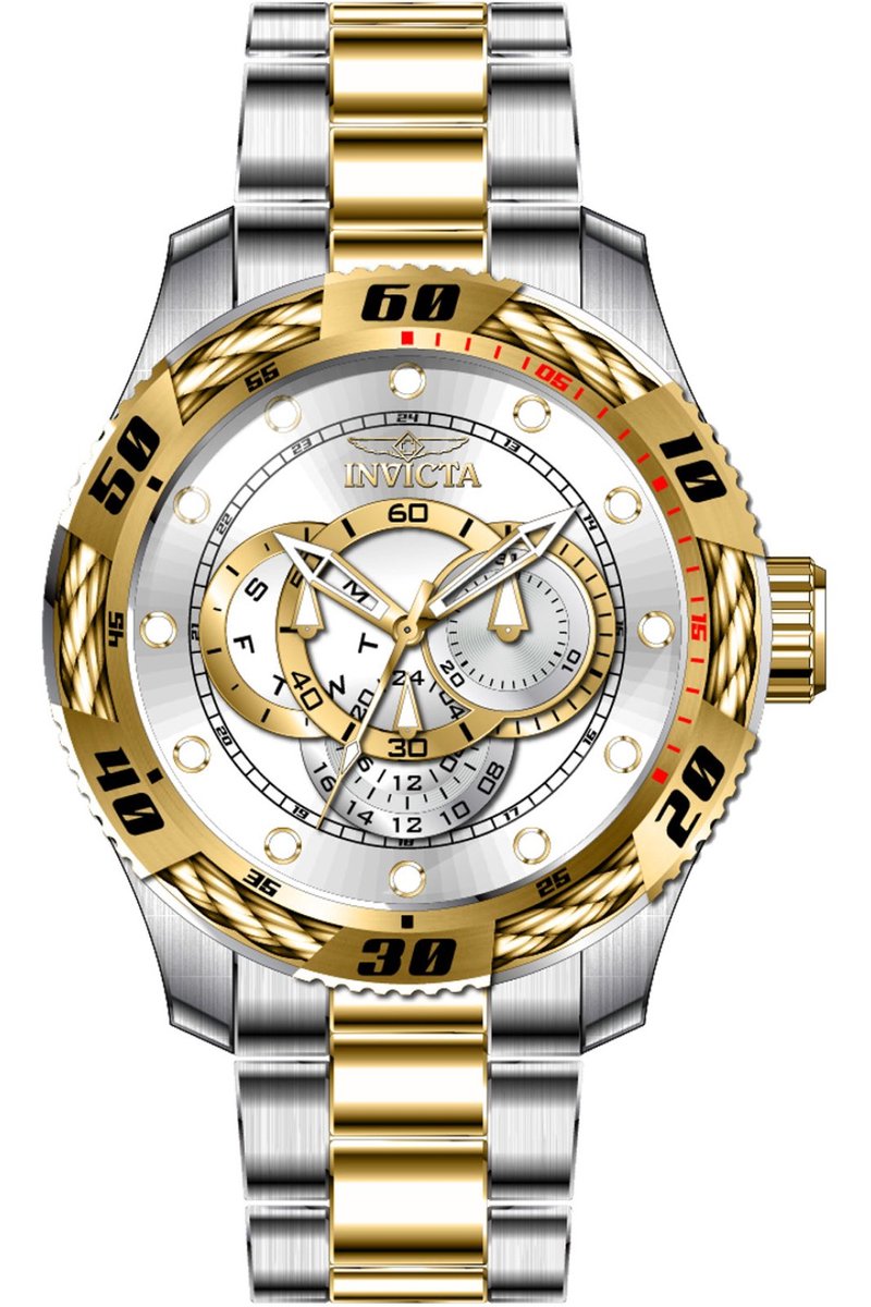 Invicta Speedway 45751 Quartz Herenhorloge - 50mm