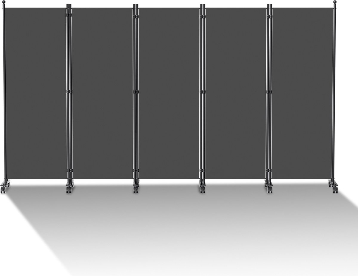 3-Paneel Houten Kamerverdeler 260 x 183cm Inklapbaar Privéscherm voor 3-Paneel Houten Kamerverdeler 260 x 183cm Inklapbaar Privéscherm voor