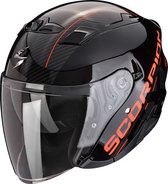 Scorpion Exo 230 QR Black-Red 2XL - Maat 2XL - Helm