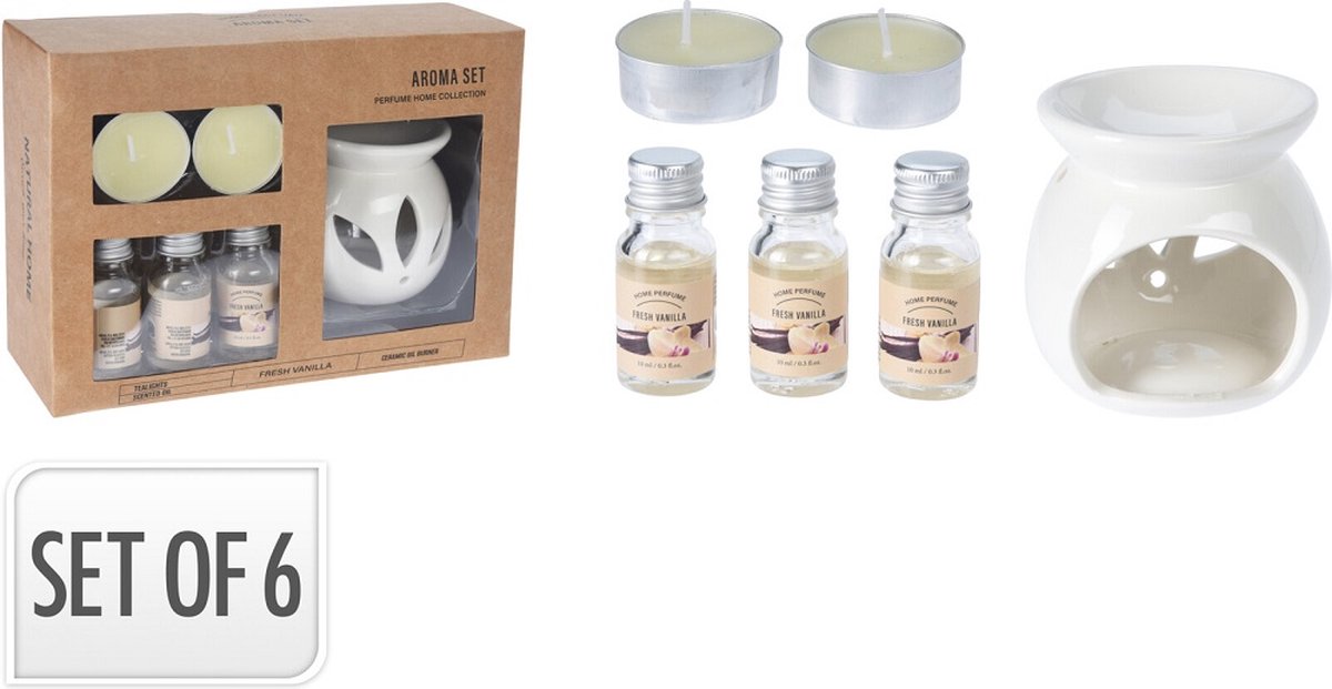 Geurset - vanille - geurbrander - cadeau - geurverspreider - geschenkset vrouwen