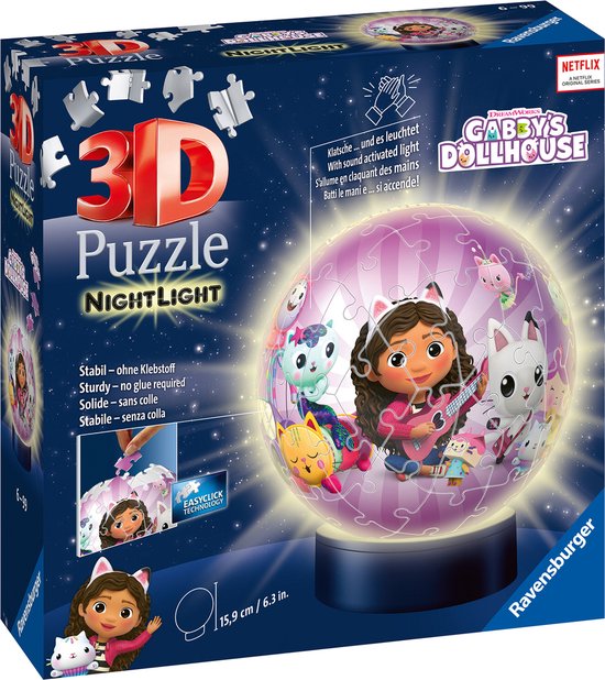 Gabby's Poppenhuis Ravensburger 3D puzzel