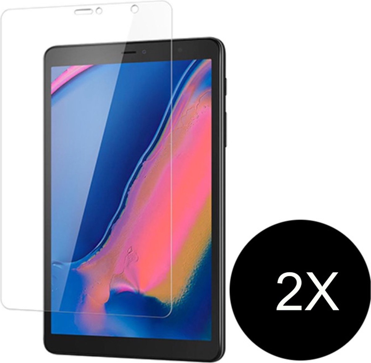 2 Stuks Screenprotector Geschikt voor Samsung Galaxy Tab S Pen T200/T205 - Screen protector Tempered Glass Screen 9H Diamond Gehard Glas beschermglas geschikt voor Tab SPen T200/T205