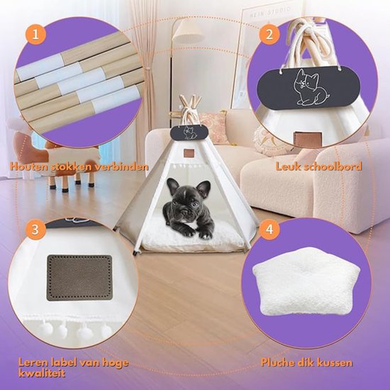 tipitent-hondentent-kattentent-puur-wit-honden-tent