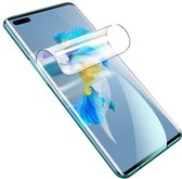 DrPhone HG - Zachte Nano Hydro Screenprotector - Verbetering Tempered Glass Schermfolie - Voor Huawei P40 Lite - 0.2mm - Volledige Dekking