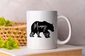 Mok Mommy Bear - FamilyLove - Gift - Cadeau - FamilyTime - FamilyFirst - FamilyGoals - FamilieLiefde - FamilieTijd - FamilieEerst - FamilieBand