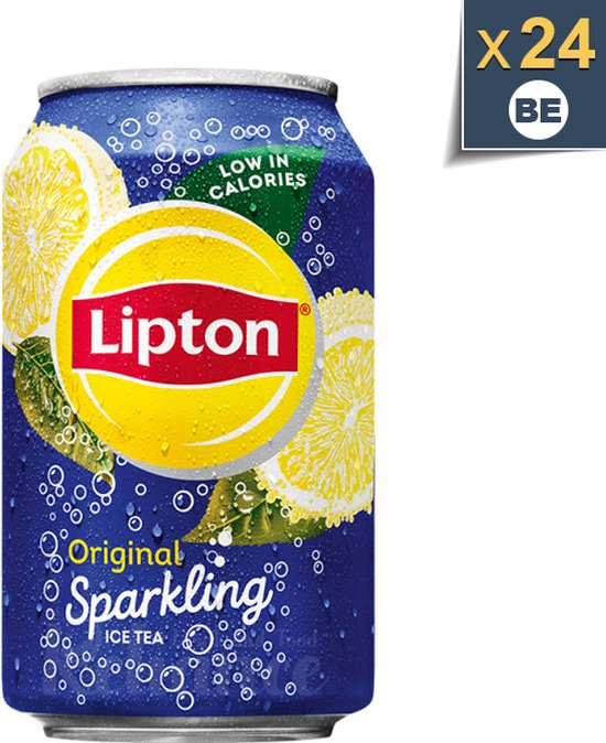 Lipton Ice Tea Sparkling - 24x33cl - frisdrank - pak van 24 stuks