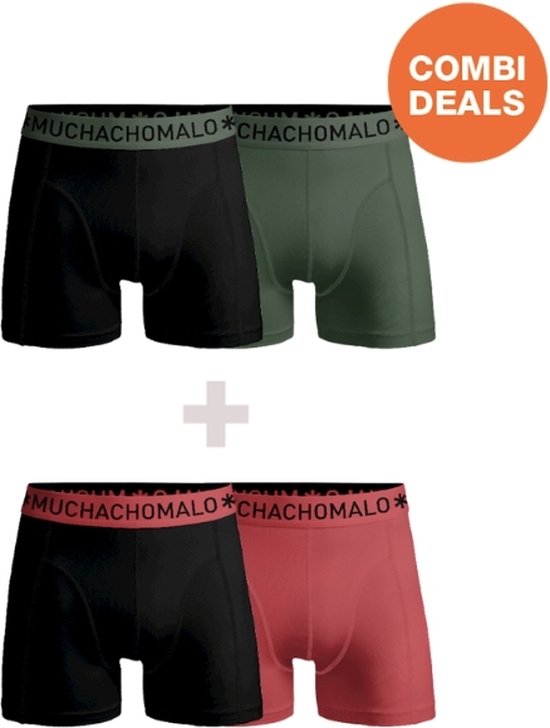 Muchachomalo Heren Boxershorts - 2 Pack - Maat XXXL - Mannen Onderbroeken