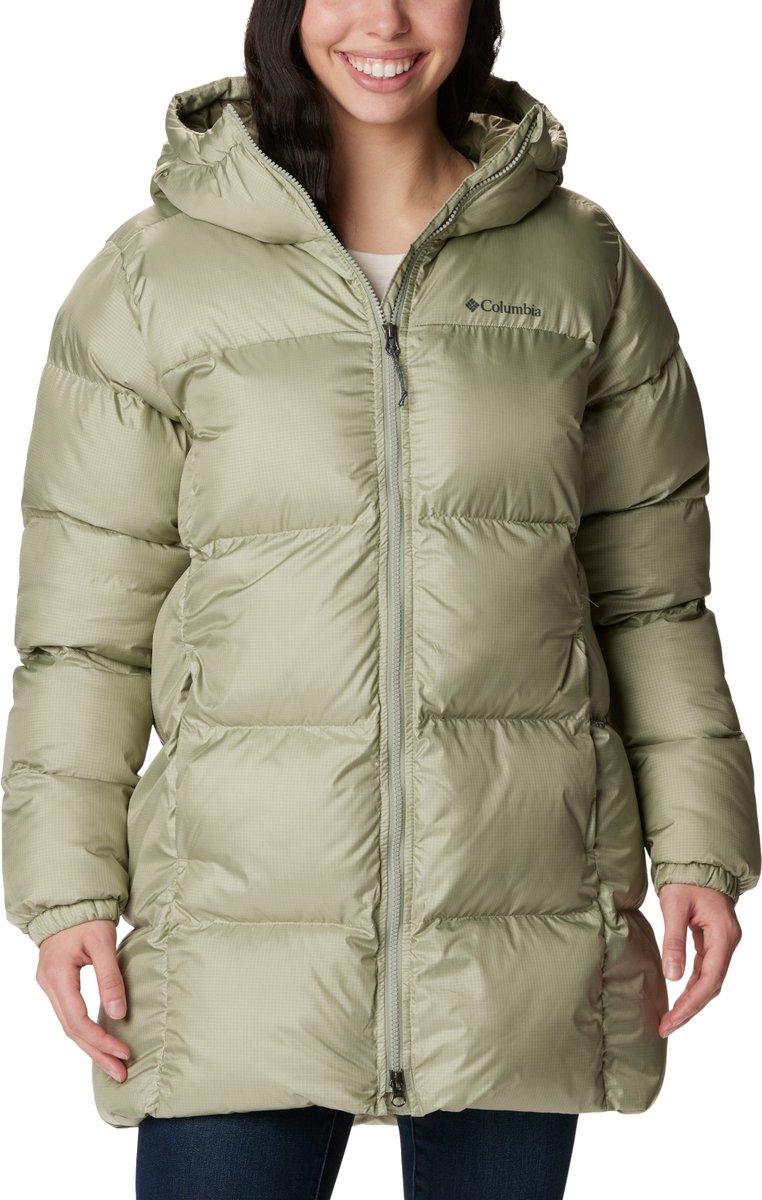 Columbia Puffect Mid Hooded Jacket Vrouwen Jasje Groen