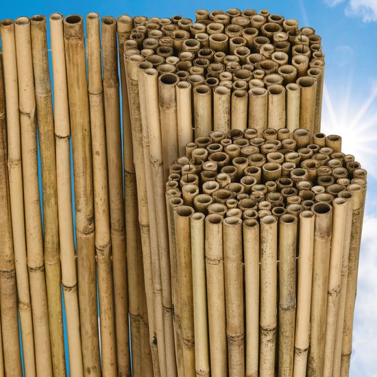 Sol Royal B38 – Balkonscherm Bamboe 90x250cm – Duurzaam & Weerbestendig – 100% Bamboe Privacyscherm Tuin - Sol Royal