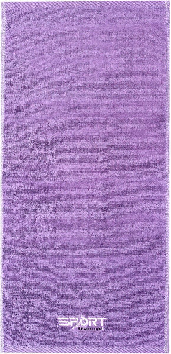 Sporthanddoek Mystic Purple 75x35cm - 100% Katoen - Sport Towel Paars