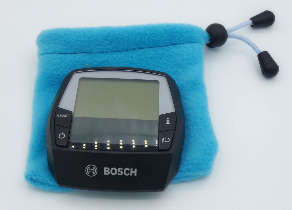 Bosch ebike display hoesje displayhoesje intuvia - blauw - fleece