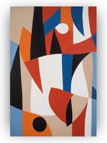 Affiche abstraite colorée - Affiches colorées - Décoration murale abstraite - Affiche rétro - Affiche salon - Décoration murale chambre - 80 x 120 cm