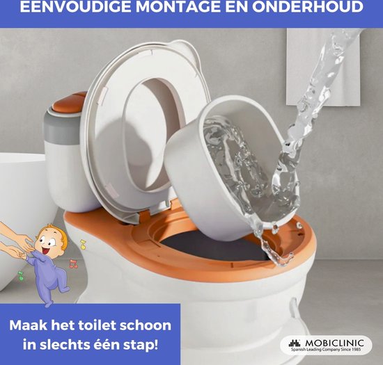 Mobiclinic TOIKID - Kindertoilet - Kinder wc - Kinder toiletpot - Antislip - Afneembare emmer - 1 tot 6 jaar - Makkelijk schoon te maken - mobiclinic