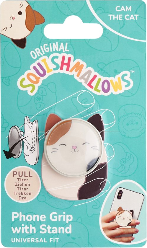 Foto: Squishmallows cam telefoon grip standaard