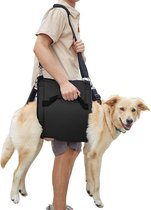 Hondentuigje - Anti-Trek Tuig - Hondenharnas - Hondentuig- Anti trek - Middel en grote hond - Veiligheidstuig- -Voor Wandeltraining-38*97CM-Hondendraagband-Noodrugzak Huisdierbenen Ondersteuning