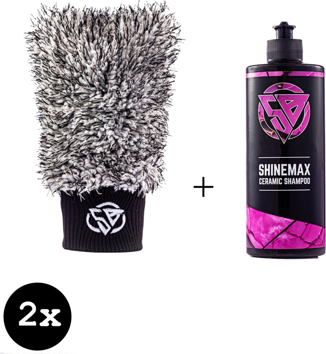 Shiny Bandits - Basic was Kit- Keramische Shampoo - Washandschoen Microvezel - Auto Wassen