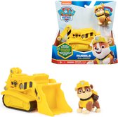 PAW Patrol LA PAT' PATROUILLE - VÉHICULE + FIGURINE RUBEN - Véhicule de 15 cm Avec 1 Figurine À Collectionner Pat' Patrouille - - 6061794 - Jouet Enfant 3 Ans et +