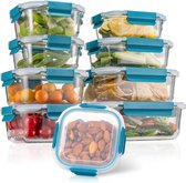 boîtes de conservation alimentaire, 18 pièces (9 boîtes, 9 couvercles transparents), adaptées au lave-vaisselle, au micro-ondes et au congélateur, étanches, sans BPA
