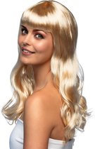 Boland - Pruik Chique blond Blond - Golvend - Lang - Vrouwen - - Glitter and Glamour