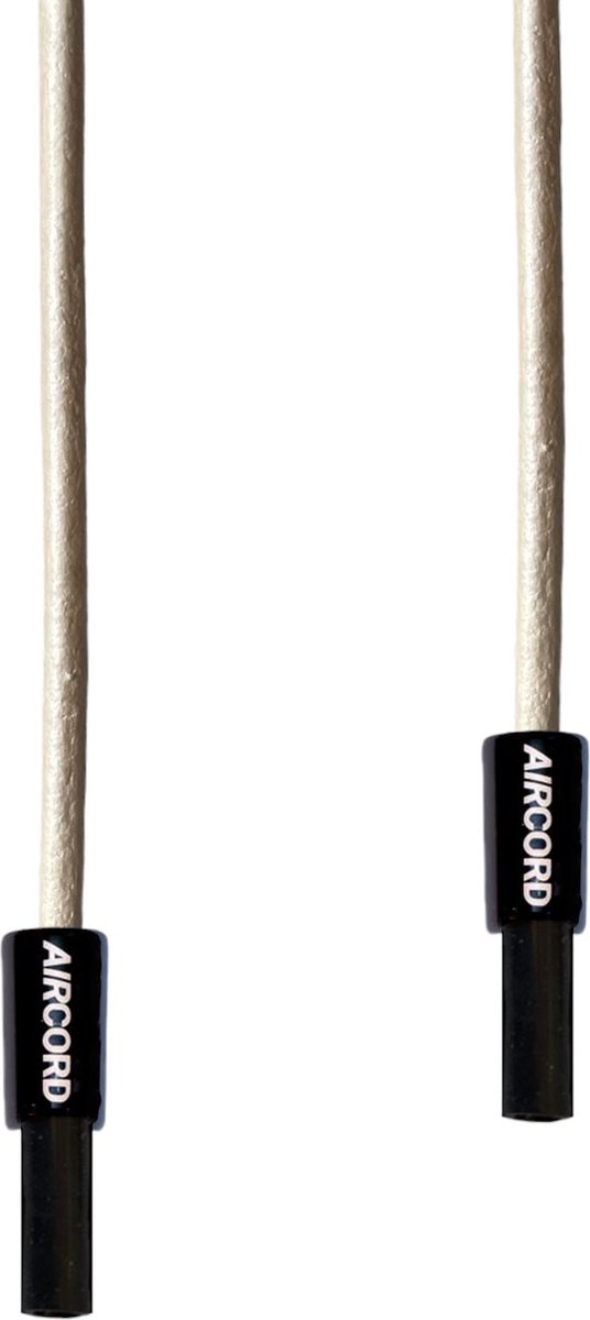 AIRCORD | Brillenkoord Leer | Zilver | Festival Outfit | Brillenkoord Neopreen Uiteinde