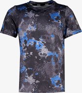 Osaga Dry kinder hardloop T-shirt met print zwart - Maat 134/140